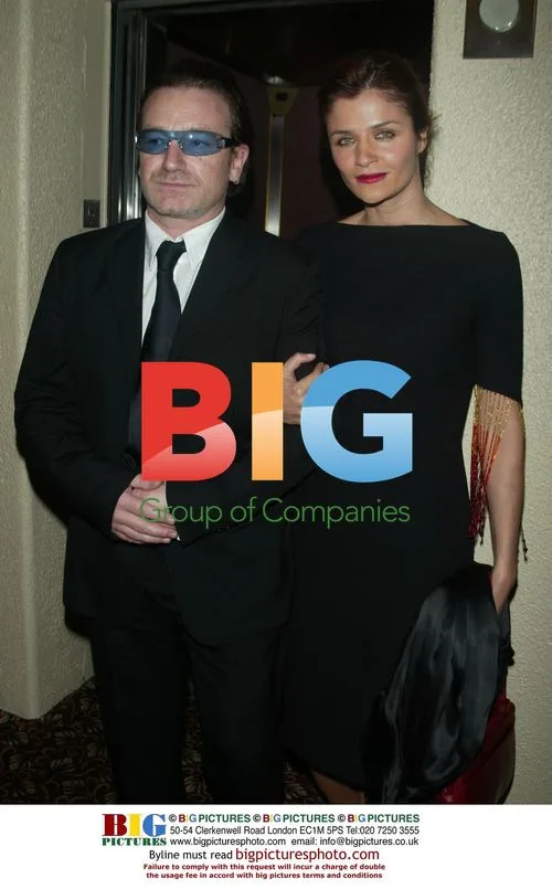 Bono and Helena Christensen at Wiesenthal Center Dinner