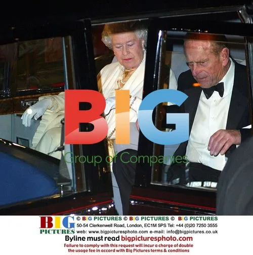 Queen Elizabeth II and Prince Philip at James Bond Premiere
