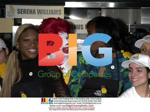 Serena and Venus Williams at World Children's Day