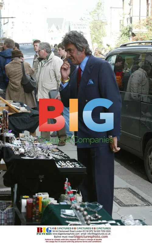 David Dickinson at Portobello Market