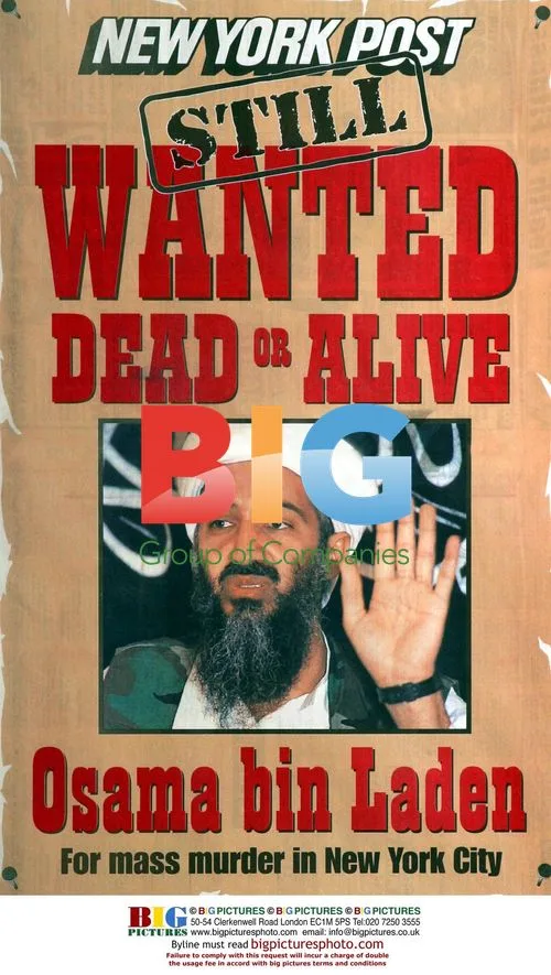 Wanted Poster of Osama bin Laden