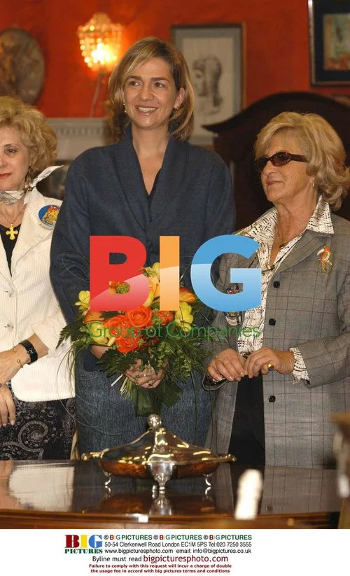 Princess Cristina of Spain at Benefit Market