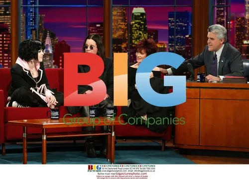 Ozzy, Sharon and Kelly Osbourne at "The Tonight Show"