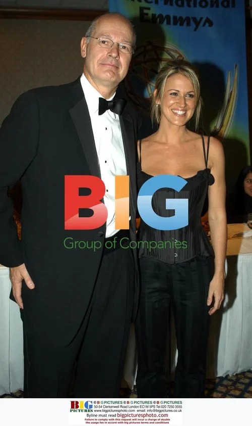 Harry Smith and Jenna Hupp at Emmy Awards