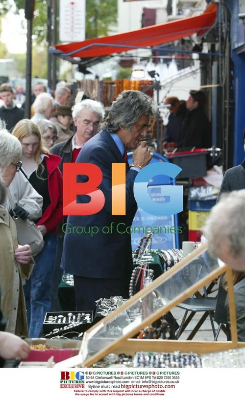 David Dickinson at Portobello Market