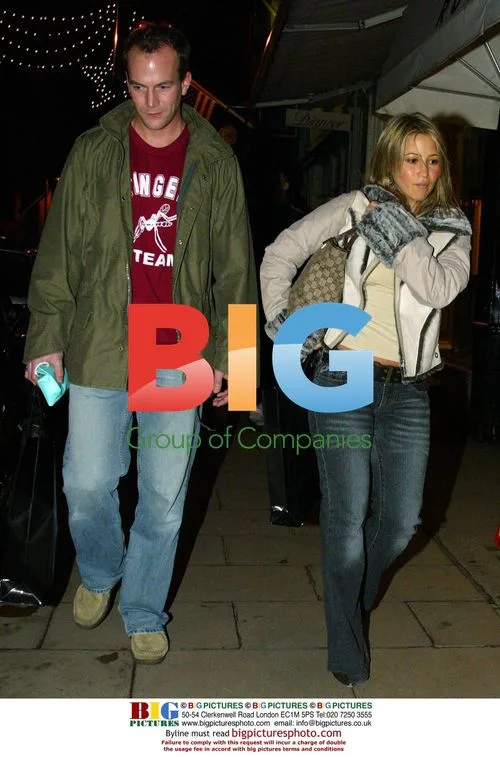 S Club 7's Rachel Stevens with Jeremy Edwards and Ben Hull