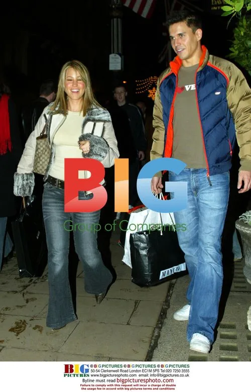 S Club 7's Rachel Stevens and actors on Bond Street