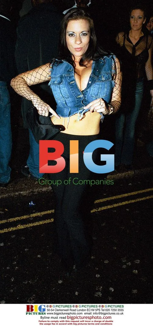 Glamour Model Linsey Dawn McKenzie in Soho, London