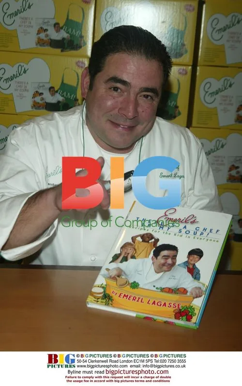 TV chef Emeril Lagasse at FAO Schwarz