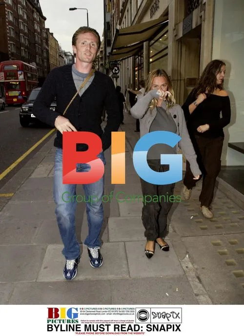 Emmanuel Petit and Wife Agathe Shopping in London