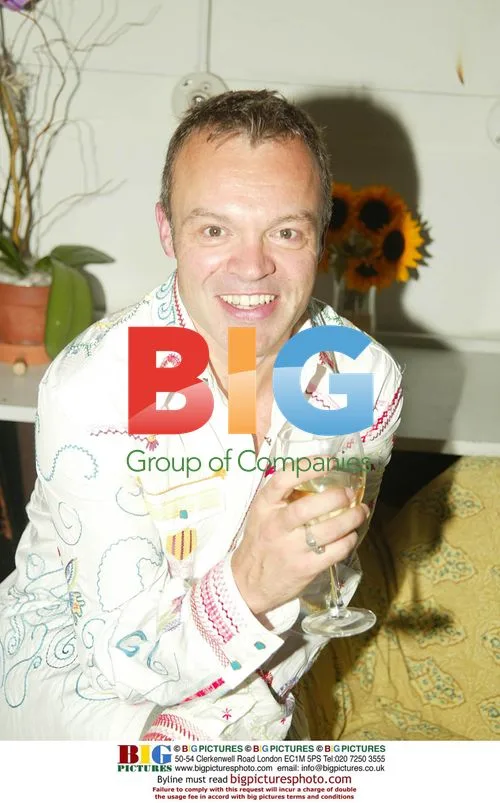 Graham Norton Backstage at "Red-Handed" Comedy Show