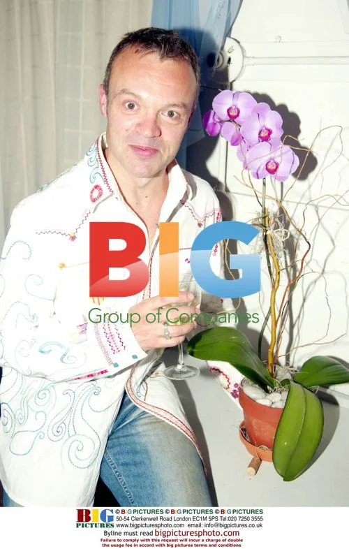 Graham Norton Backstage at 'Red-Handed' Comedy