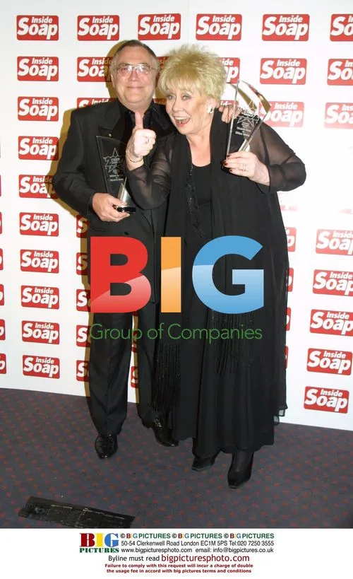 Liz Dawn and Bill Tarmey at Inside Soap Awards