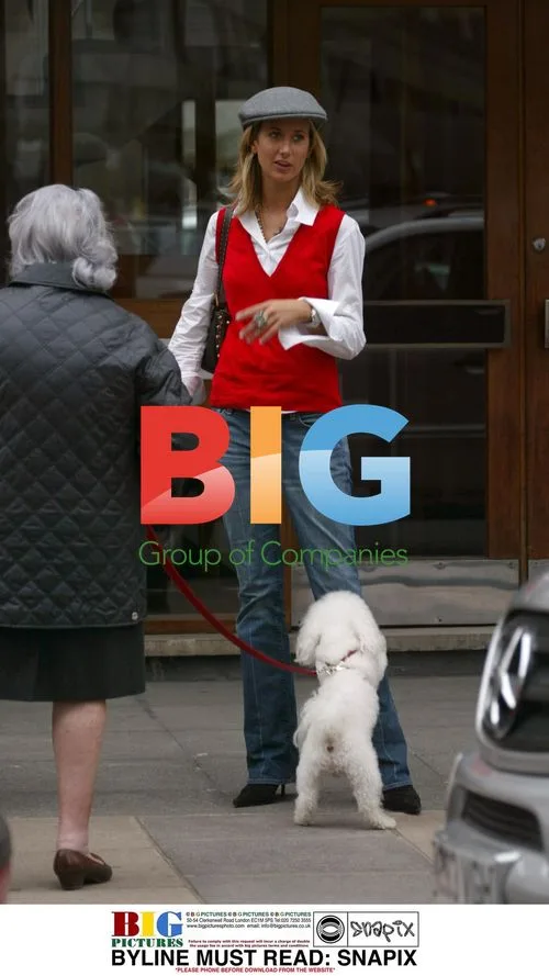 Lady Victoria Hervey and Pet Pooch Zulu