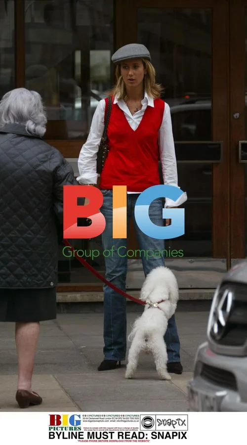 Lady Victoria Hervey and Pet Pooch Zulu