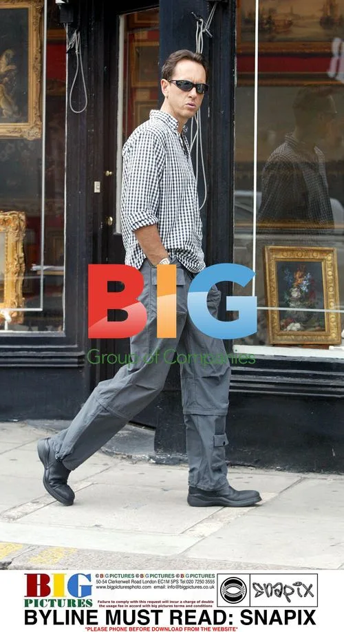 Richard E. Grant out and about in Knightsbridge, London