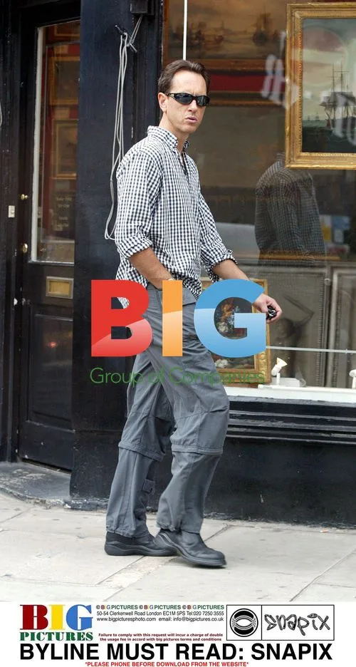 Richard E. Grant out in Knightsbridge, London