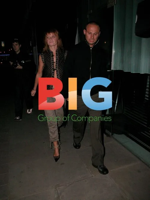 Patsy Palmer Outside London Hotel