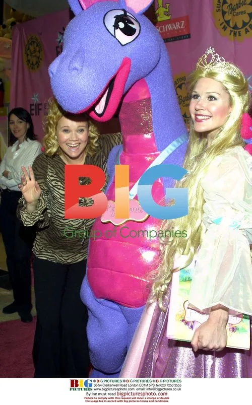 Caroline Rhea at Barbie Rapunzel party