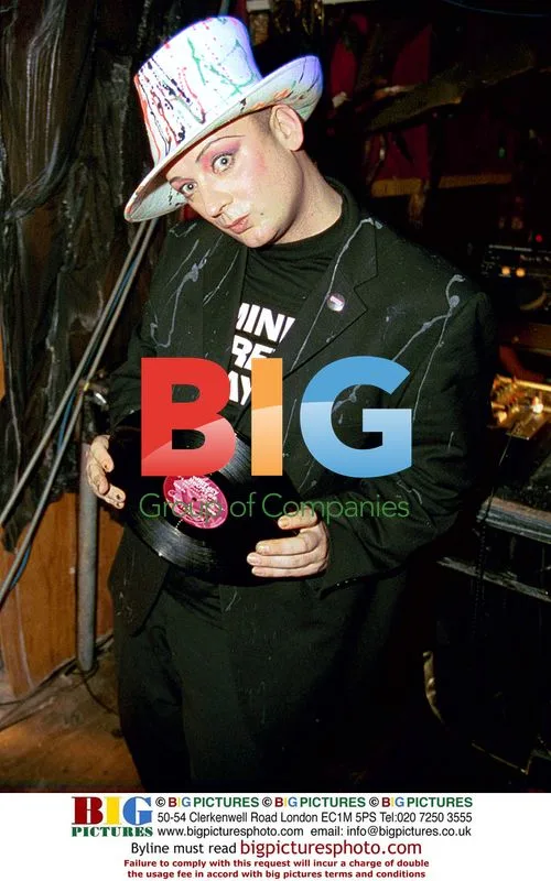 Boy George DJ-ing at the Eve Club