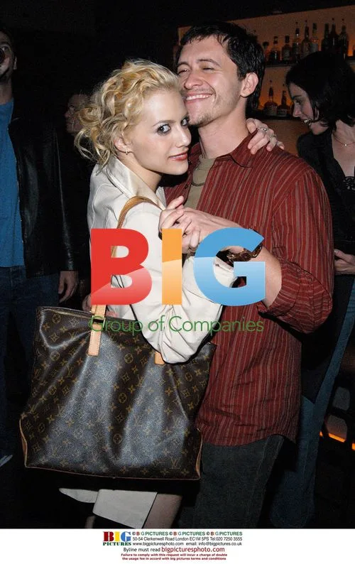 Britney Murphy and Clifton Collins at "The Rules of Attraction" party
