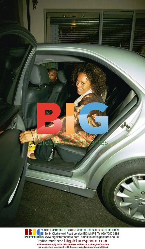 Mel B arrives at theater in West London