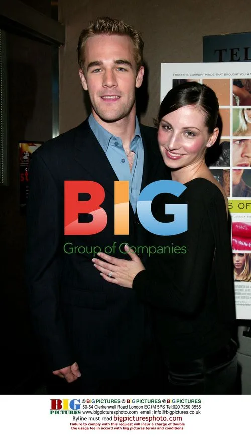 James Van Der Beek and Heather McCombs at "The Rules Of Attraction" premiere