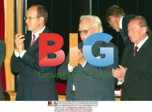 Crown Prince Albert and Others at Pavarotti Concert