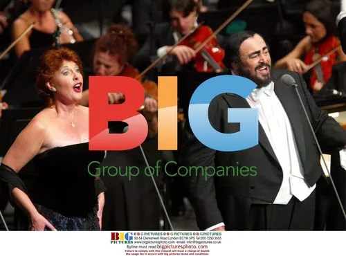 Pavarotti and Patterson Perform in Monte Carlo