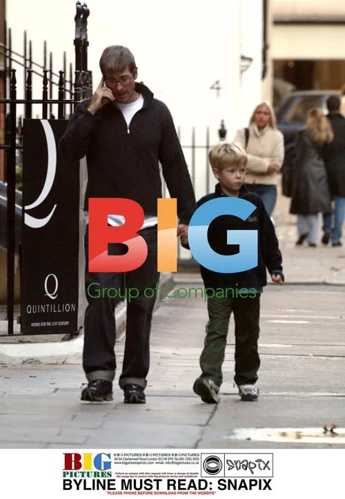 Tim Taylor Out in North London with Son