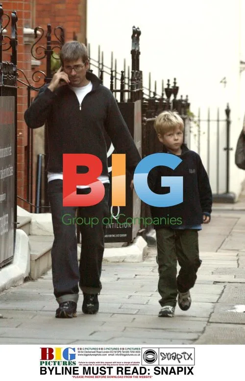 Tim Taylor out with son in North London