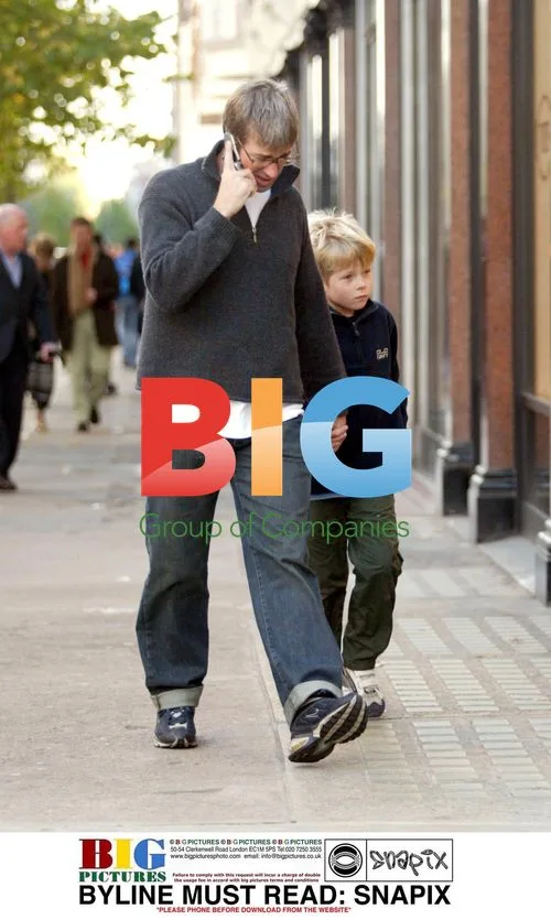 Tim Taylor out with son in London