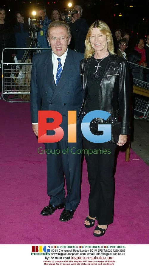 Sir David Frost and wife at Versace retrospective