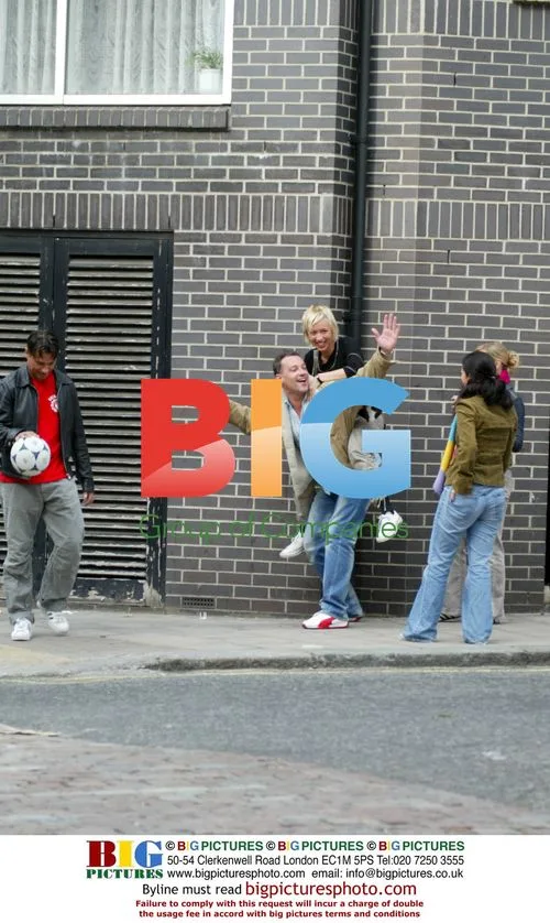 TV Presenter Toby Anstis Plays Football in West London