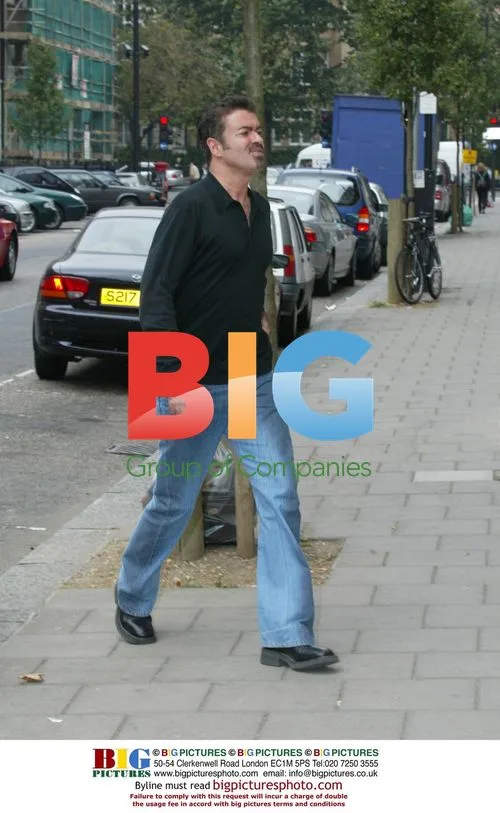 George Michael Seen Out in North London