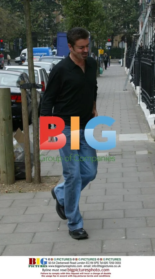 George Michael Seen Out in North London