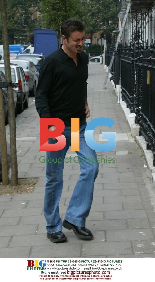 George Michael Seen Out in North London