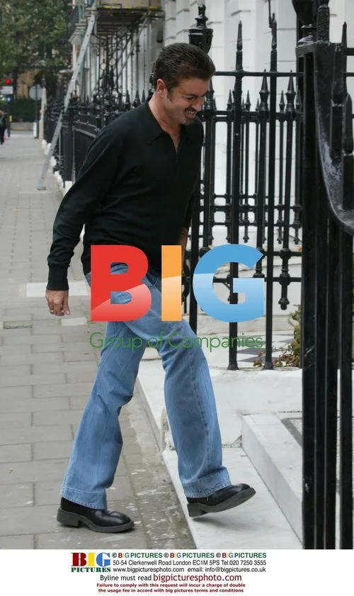 Singer George Michael Out in North London