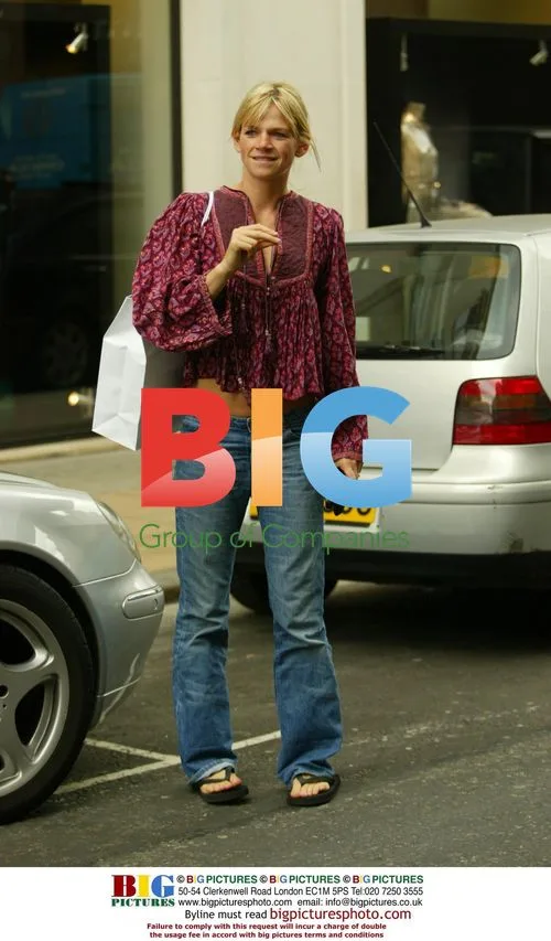 TV Presenter Zoe Ball Seen Shopping in London