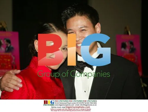 Lea Salonga and fiancee at 'The Flower Drum Song' opening