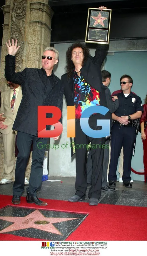 Brian May and Roger Taylor receive star on Hollywood Blvd