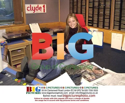 Holly Valance at Radio Clyde Breakfast Show