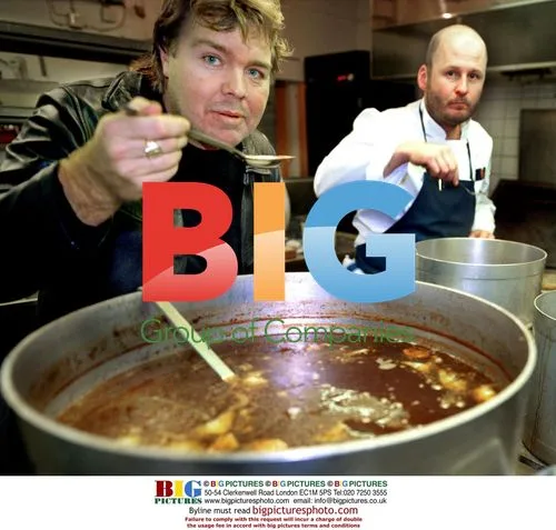 Tomas Brolin and Chef Benny Nybro at Restaurant "Undici"