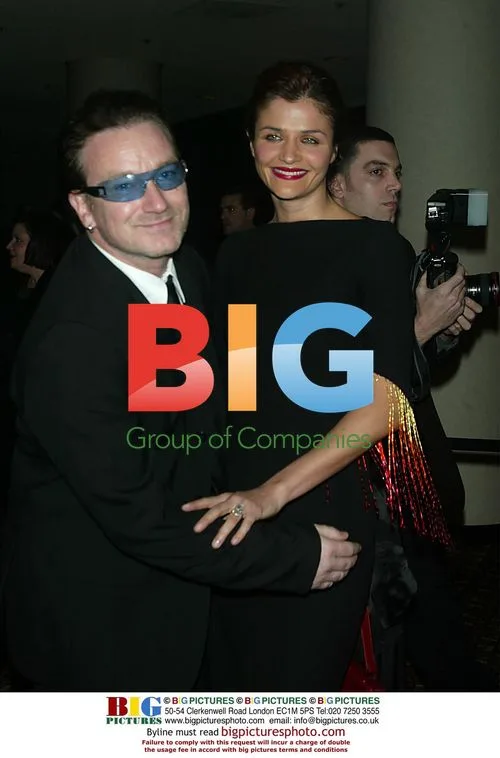 Bono & Helena Christensen at Simon Wiesenthal Center Dinner