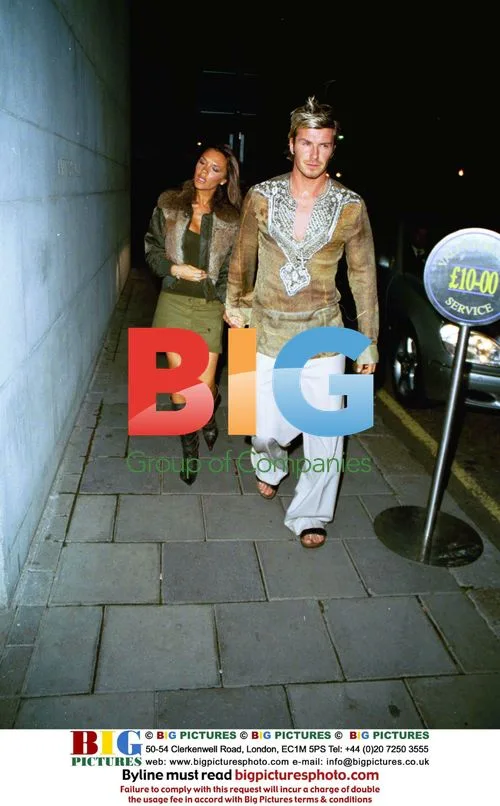 DAVID and VICTORIA BECKHAM at ZUMA restaurant