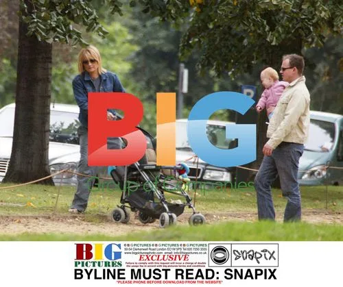 TV Presenter Gaby Roslin Out with Family