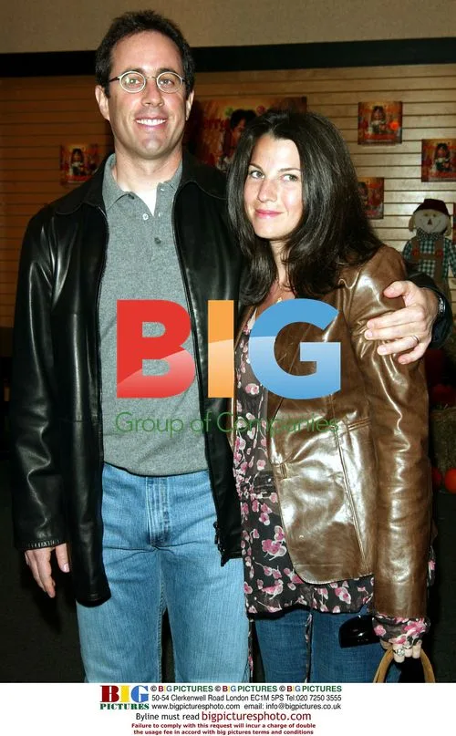 Jerry Seinfeld and Wife at Book Signing