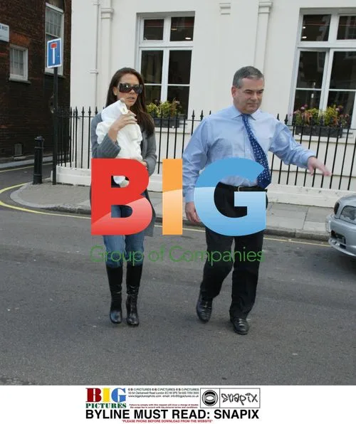 Victoria Beckham and Son Romeo Visit Dentist