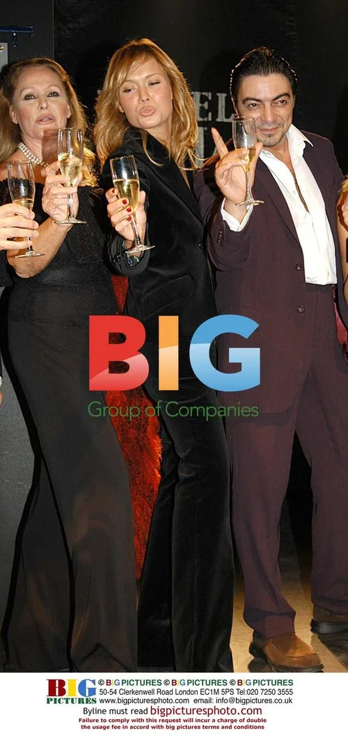 Antonio Canales, Patricia Conde, and Ursula Andress at Madrid Hotel Opening