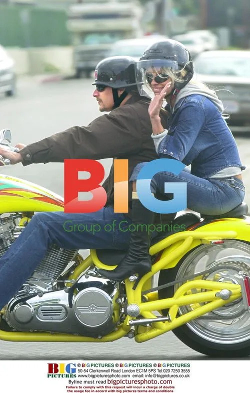Pamela Anderson and Kid Rock at SOS Ride